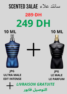 PACK "ULTRA MALE LE MALE LE PARFUM" 2*10 ML