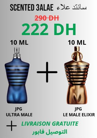 PACK "ULTRA MALE LE MALE ELIXIR" 2*10 ML