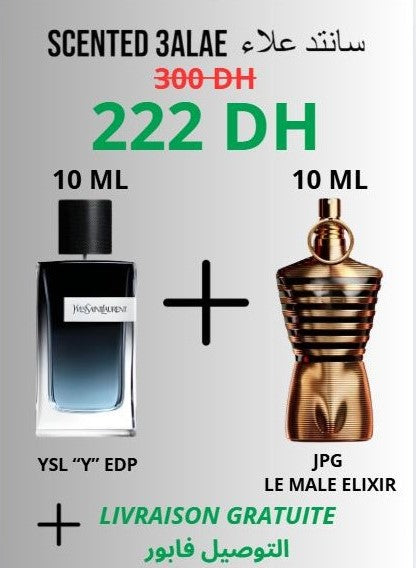 PACK "Y LE MALE ELIXIR" 2*10 ML