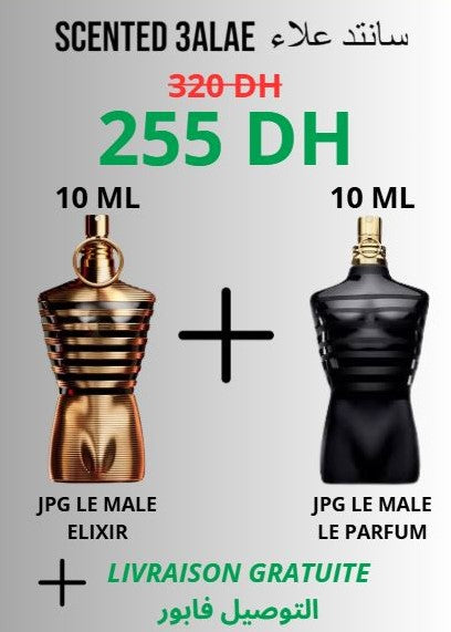 PACK LE MALE 2*10 ML