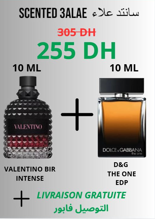 PACK "VALENTINO THE ONE" 2*10 ML